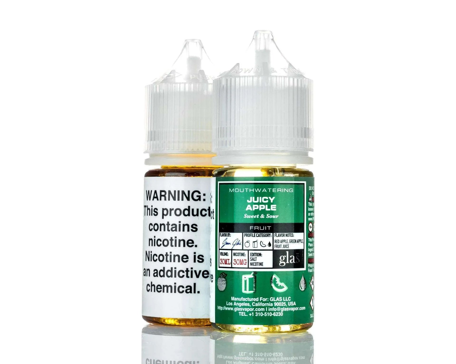 Glas Basix Salt Nic E-Liquid - Juicy Apple - 30ml