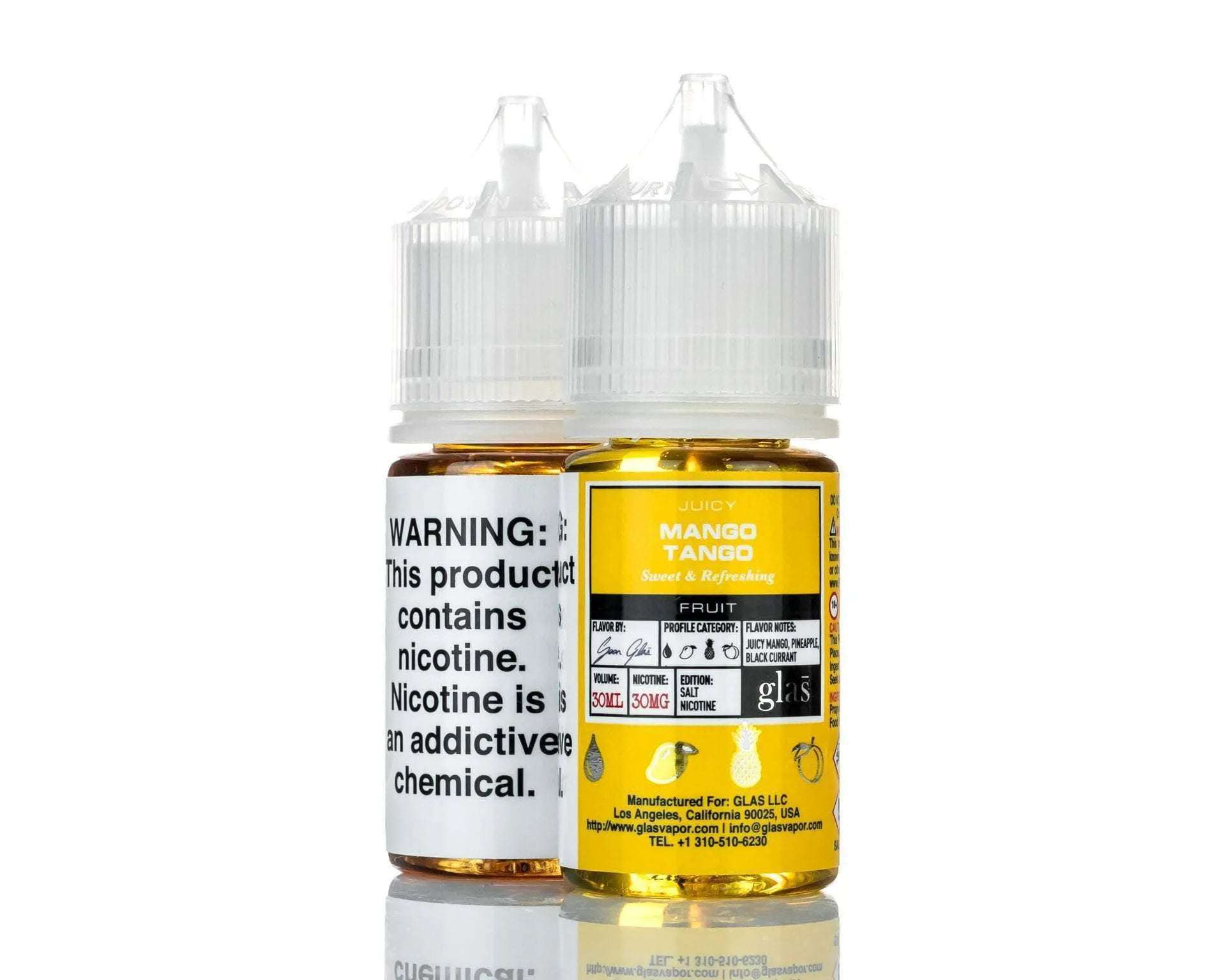 Glas Basix Salt Nic E-Liquid - Mango Tango - 30ml