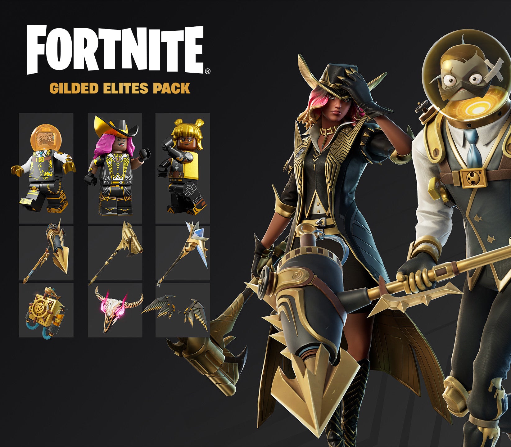 Fortnite - Gilded Elites Pack DLC US XBOX One - Xbox Series X|S CD Key