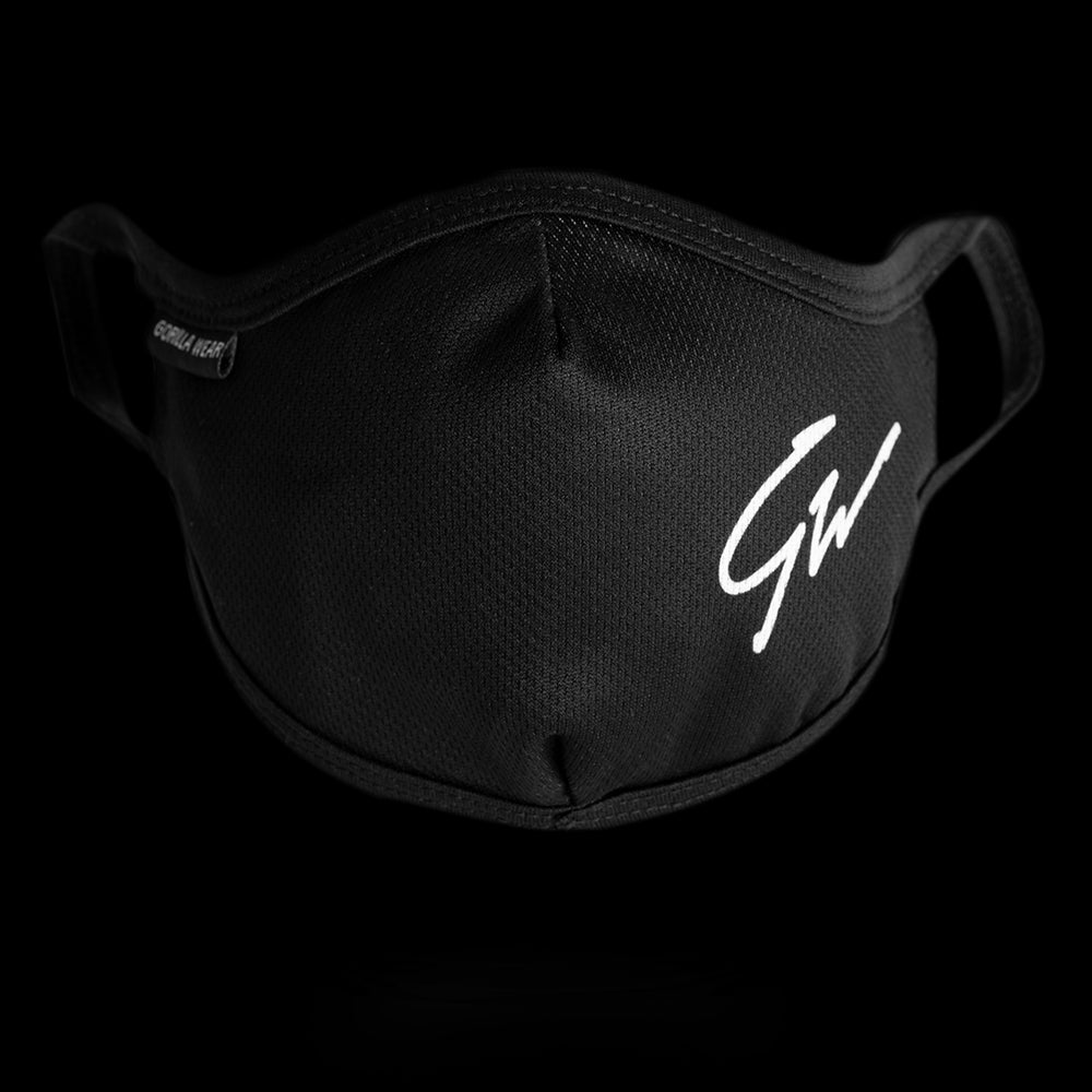 Gorilla Wear Face Mask - Black - M-L