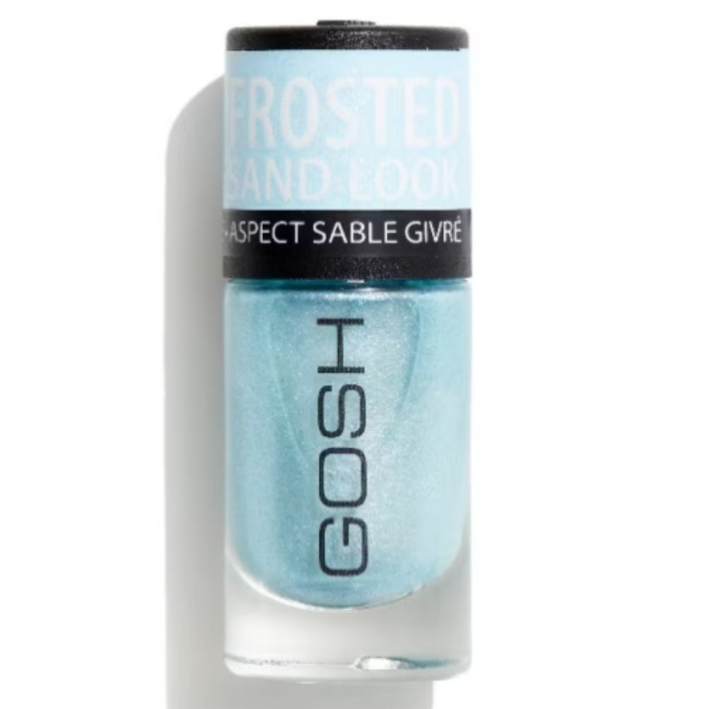 Lak na nehty Gosh Glittery Matt Finish 06 Frosted Soft Blue 8 ml