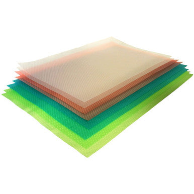 Assorted Color Refrigerator Shelf Liner Mat (8-Pack)