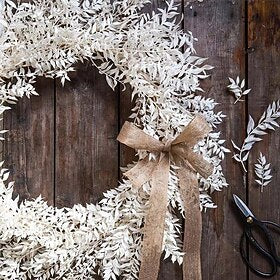 Feuilles artificielles argentées, 1 pièce, fausses tiges de verdure pour arrangement floral de mariage, vase de ferme, décoration de la maison (argent)
