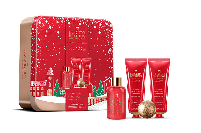 Grace cole 4-teiliges Körperpflege-Geschenkset mit Feige und Blaubeere in der Dose