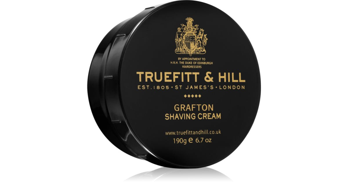 Truefitt & Hill Grafton Nourishing Shaving Cream for Men 190g