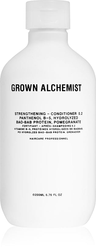 Grown alchemist Panthenol B-5, hydrolysierte Baobab-Proteine, stärkender Granatapfel-Conditioner 200 ml