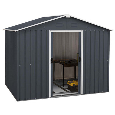 5.7 ft x 7.5 ft Double Door Tool Storage Shed