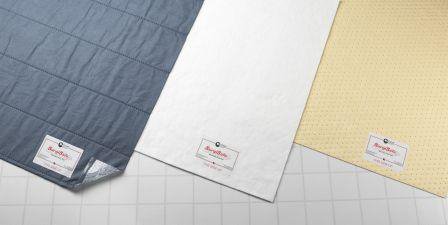 SurgiSafe Specialty Absorbent Floor Mat, 23 X 40 Inch Blue, Case of 50