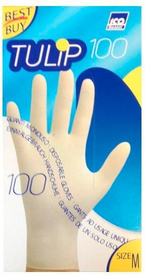 Tulip Gants jetables à usage domestique - Taille M 100 paires