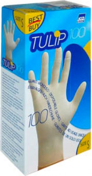 Tulip Gants jetables à usage domestique - Taille S 100 paires