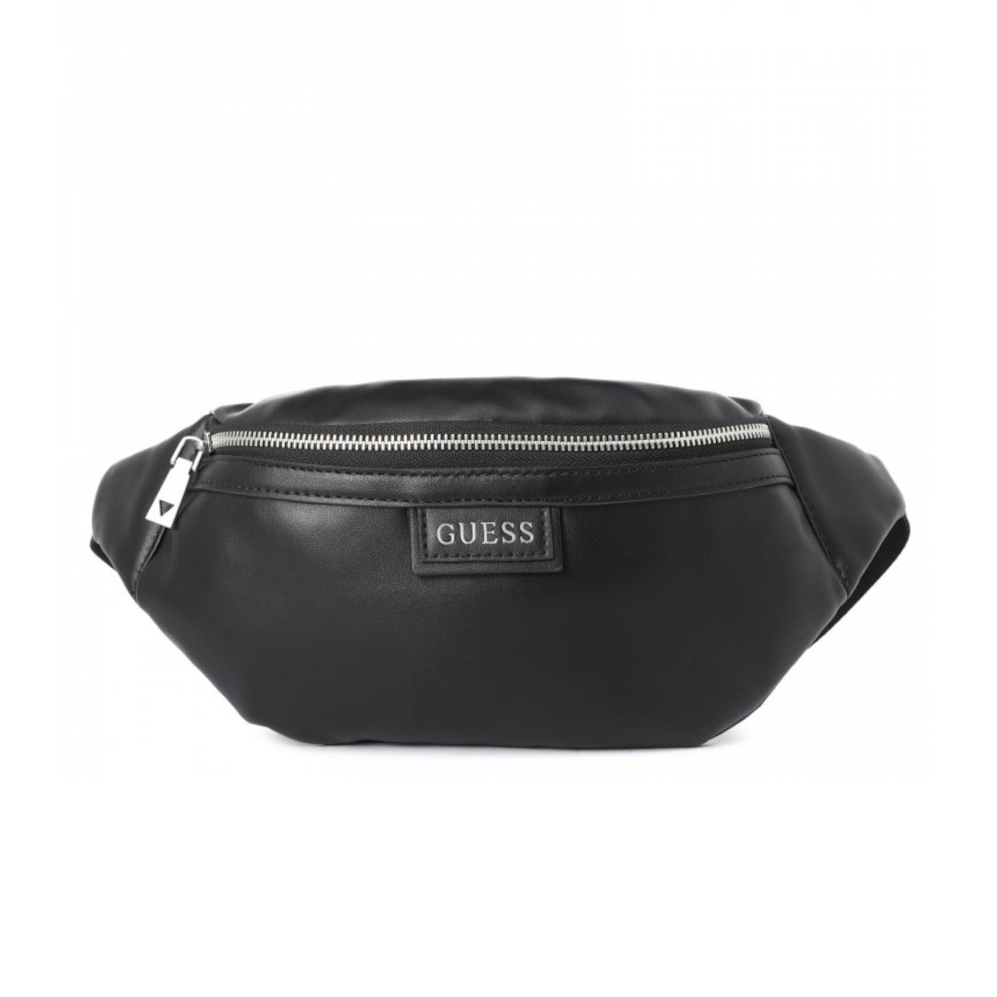 Guess, Ladder, Synthetic Leather, Fabric Bum Bag, HMESCAP1230, Black, 21.3 x 15 x 7.5 cm, Men's
