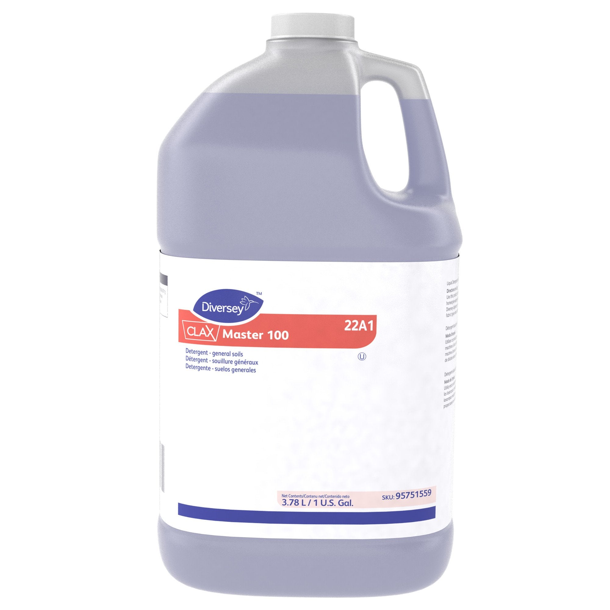 Clax Master 100 Laundry Detergent, 1 gal. Jug