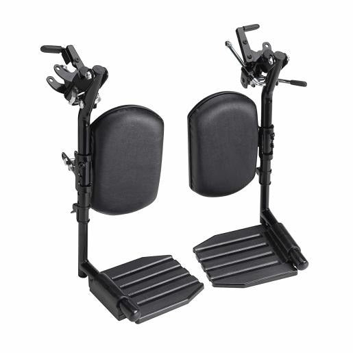Invacare Swing-Away Elevating Legrests, Aluminum Footplates