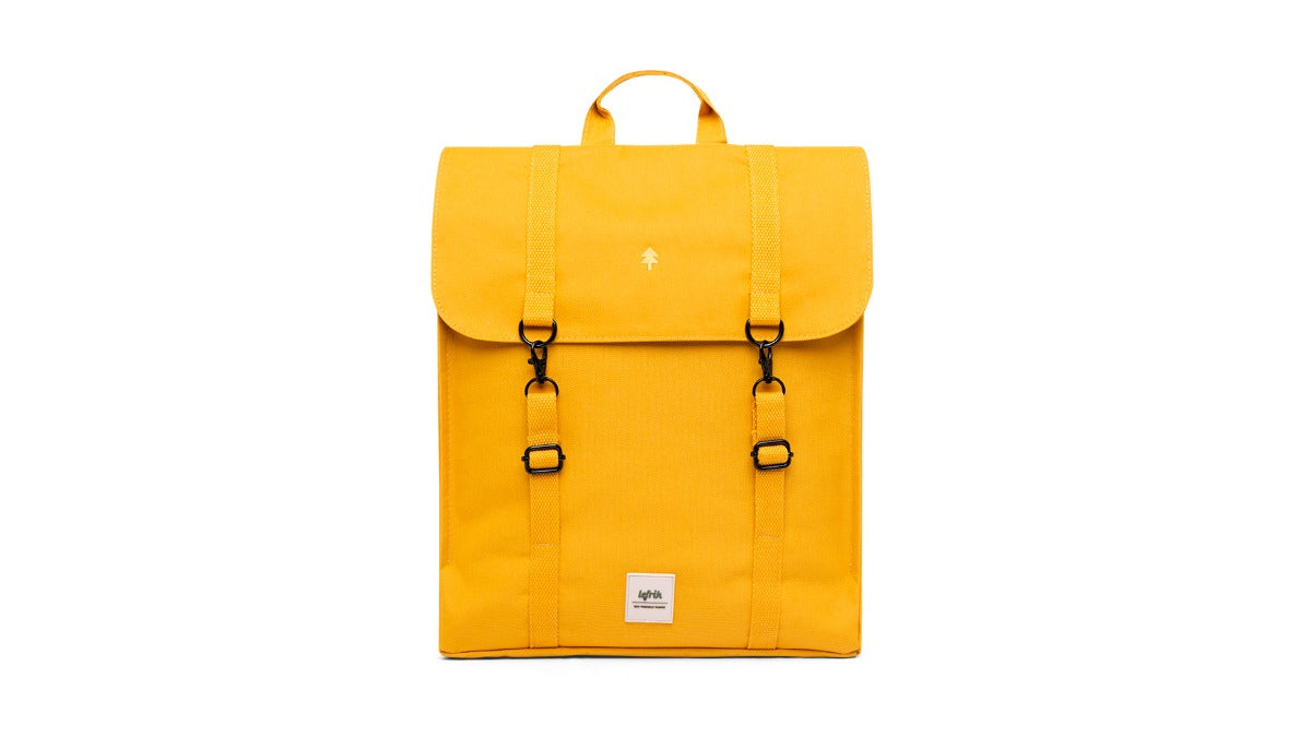 LEFRIK HANDY BACKPACK: For a 15'' laptop Mustard