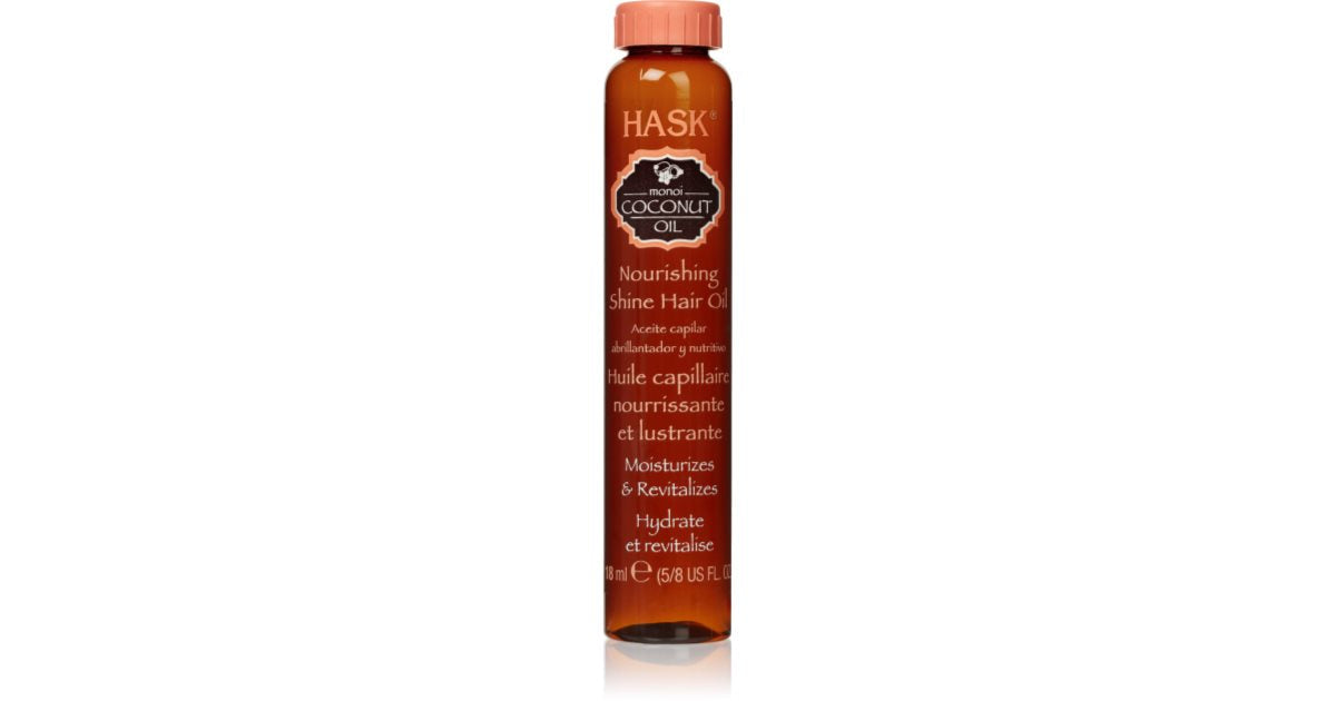 Hask Coconut Oil Perfecting Oil för glänsande och mjukt hår 18 Ml
