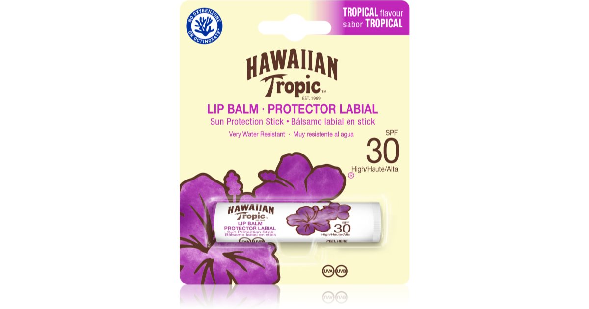 Hawaiian Tropic Lip Balm Stick Sun Protection Spf30 Voděodolný