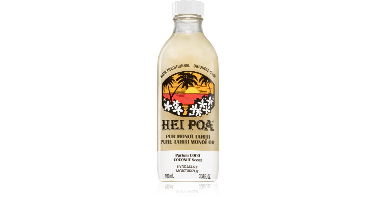 Hei Poa Pure Tahiti Monoï Coconut Multifunctional Oil For Kropp og Hår 100 Ml