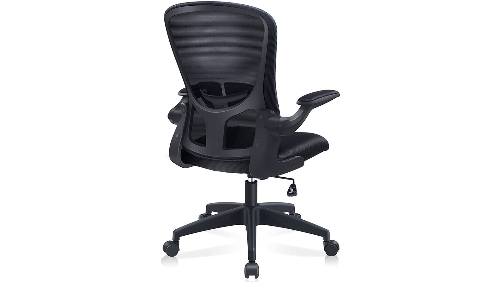 KERDOM FelixKing Office Chair: Elastic Mesh & Adjustable Backrest Black