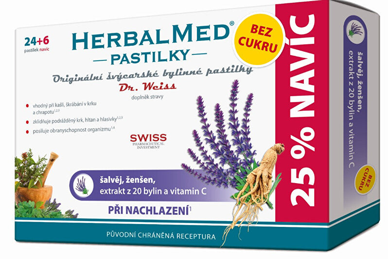 Simply you Dr. Weiss HerbalMed 감기약 무설탕 24정 + 6정 무료