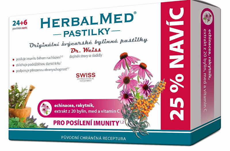 Simply you HerbalMed Dr. Weiss Tablete pentru creșterea imunității 24 de tablete, Tablete + 6 GRATUITE