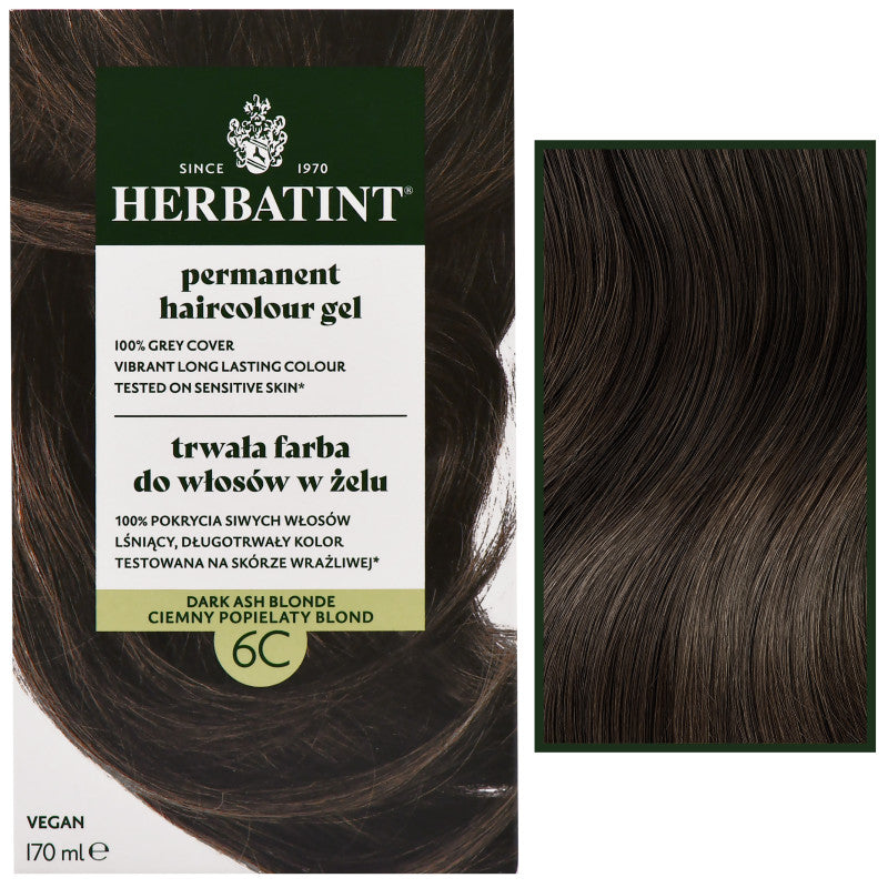 Herbatint Permanent hårfargegel 170ml 6C