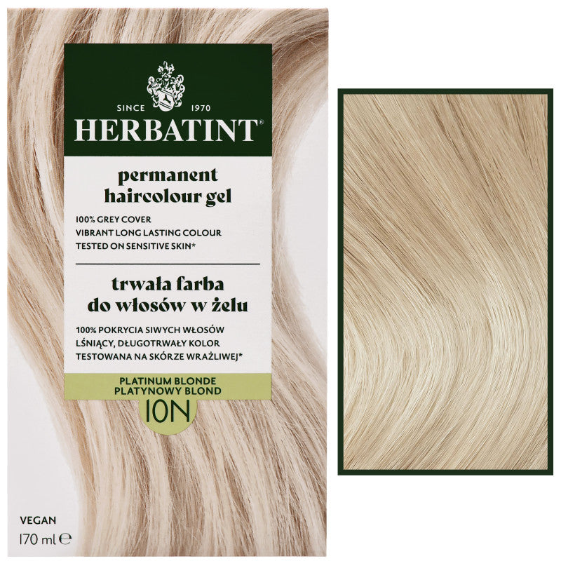 Herbatint Permanent hårfargegel 170ml 10N | Platinablond