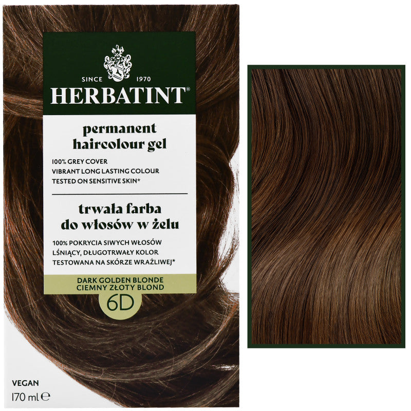 Herbatint Permanent hårfargegel 170ml 6D
