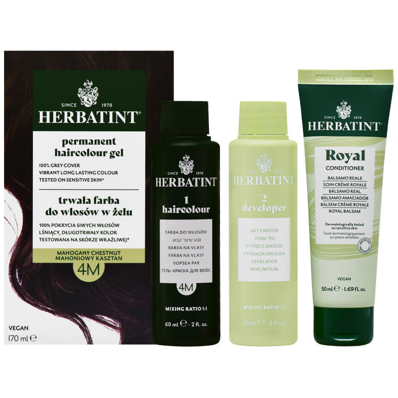 Herbatint Permanent hårfargegel 170ml 4M