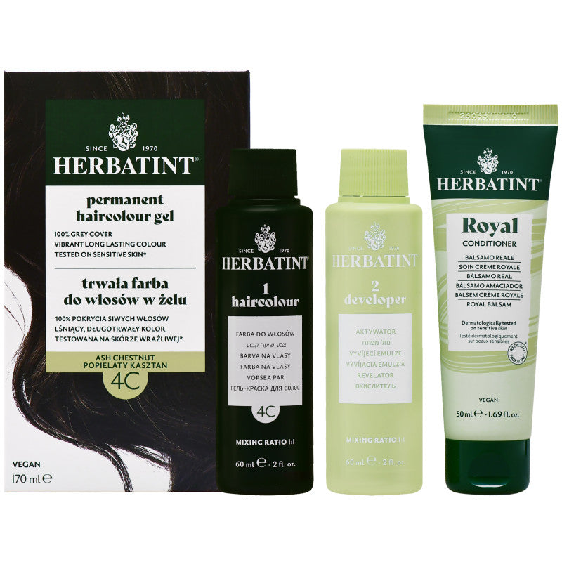 Herbatint Permanent hårfargegel 170ml 4C