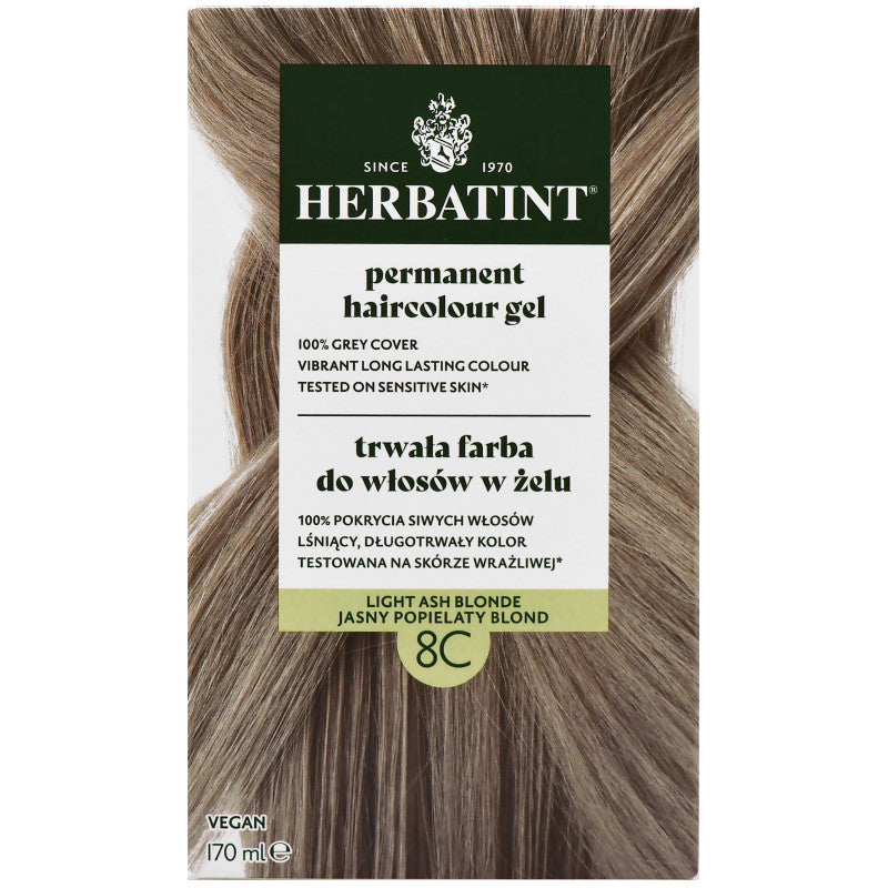 Herbatint Permanent hårfargegel 170ml 8C