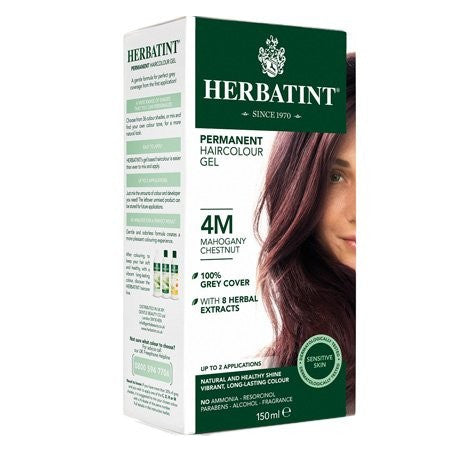 Herbatint Tinktur for hår 150 ml 4d Golden Chestnut