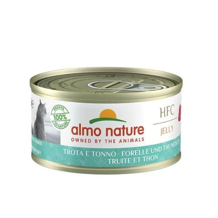 Almo nature HFC Geléørret og Tunfisk - 70GR