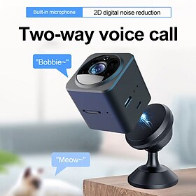 Mini Security Camera for Home, Security HD Camera WiFi Wireless Small Security Micro Camera Indoor with Wide Angle Remote View Motion Detection Night Vision