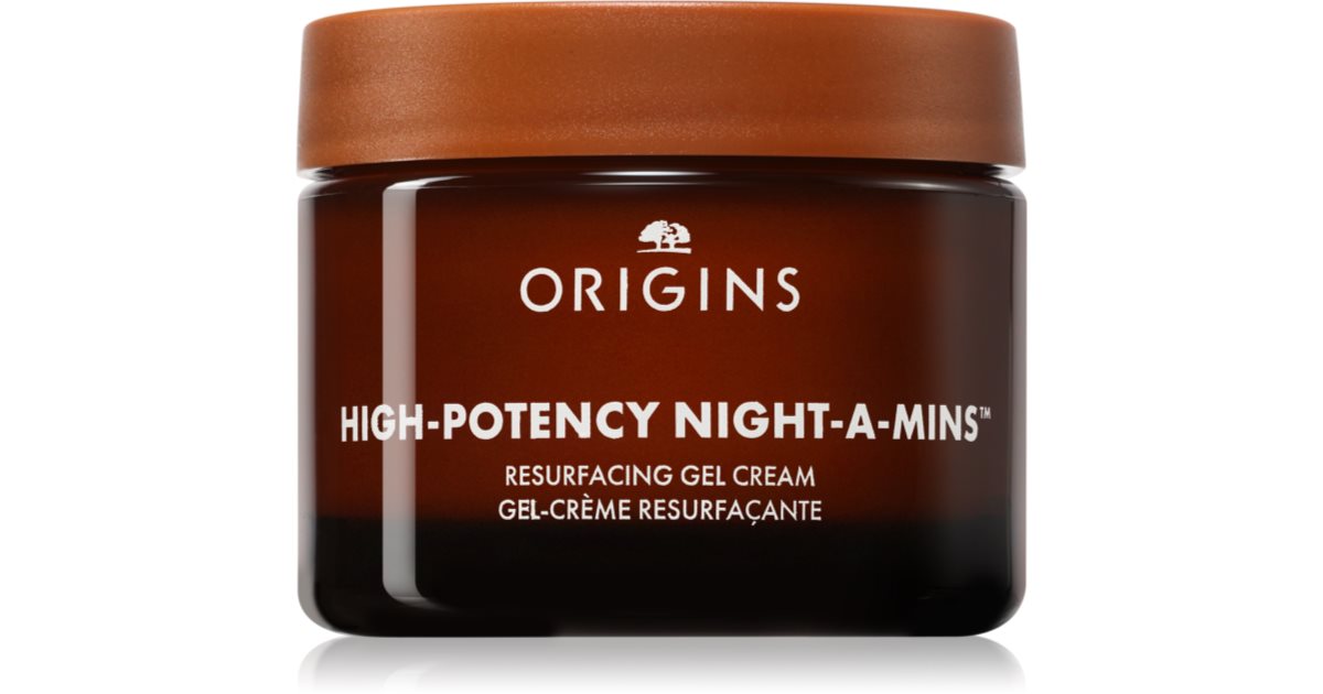 Origins High-Potency Night-A-Mins™Crema gel rigenerante senza olio con AHA derivati dalla frutta rassodante idratante per tutti i tipi di pelle 50 ml