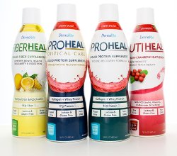 FiberHeal Oral Protein Supplement, Lemon Twist, 30oz., 1 Each