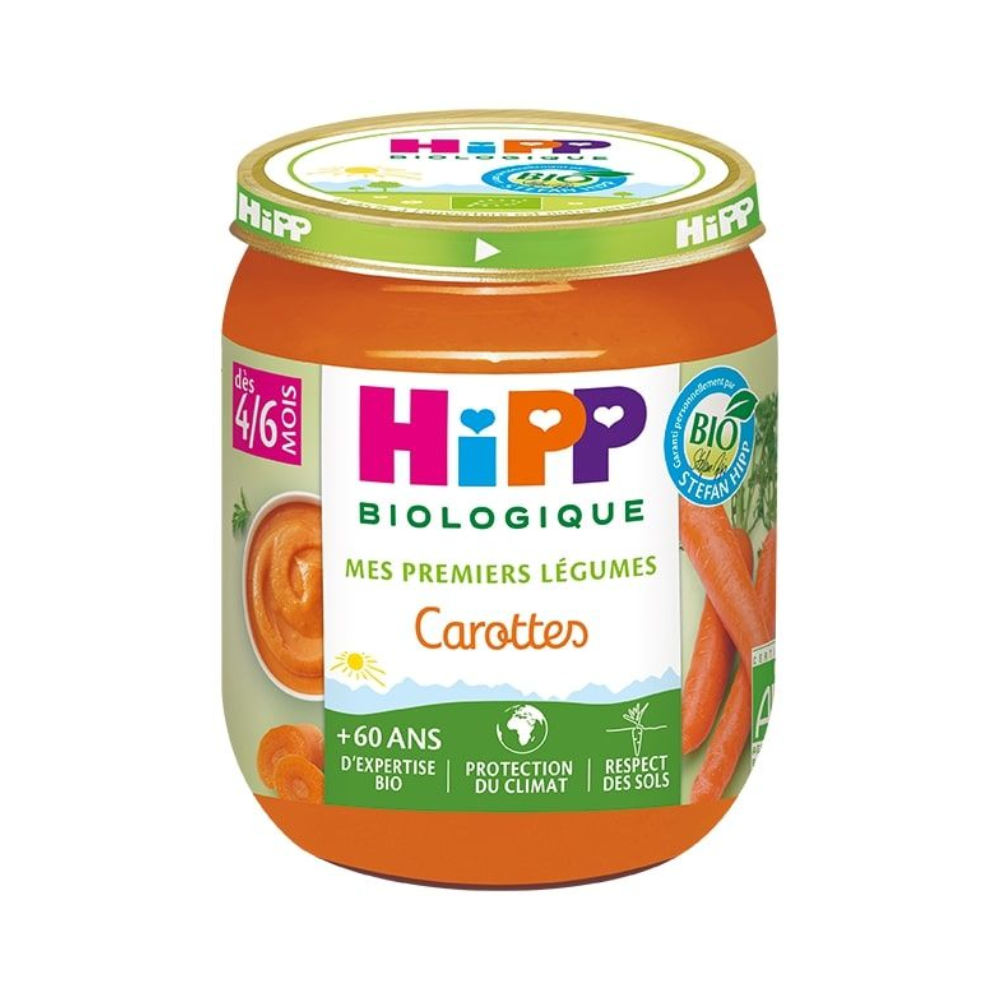 Hipp My First Vegetables - 4-6 luni - Morcovi BIO 125G
