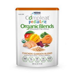 Compleat Pediatric Organic Blends Oral Supplement - Tube Feeding Formula, Chicken-Garden, 24 Each - Case