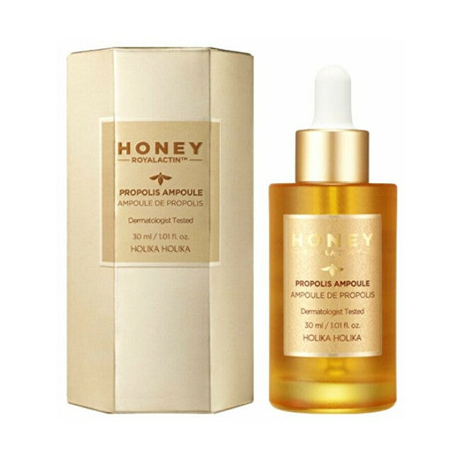 Holika holika Lysnende serum for tørr og sensitiv hud i ampulle Honey Royal Lactin™ (Propolis-ampulle) 30 ml
