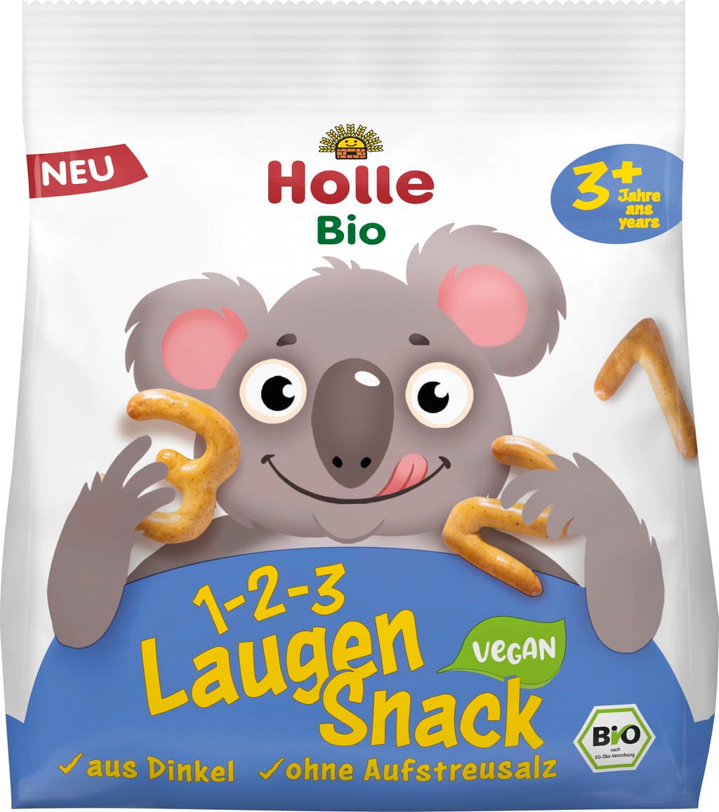Holle Pural Snack Pretzel 1-2-3 Espelta A partir de 3 años 80g