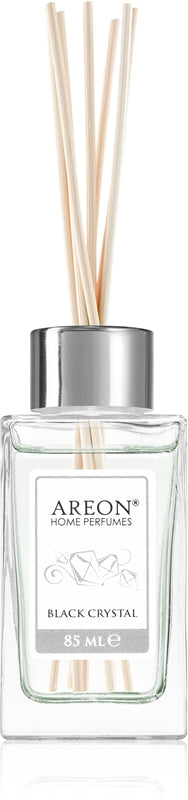 Areon Difusor de aroma de cristal negro con recarga de 85 ml para perfumes de hogar