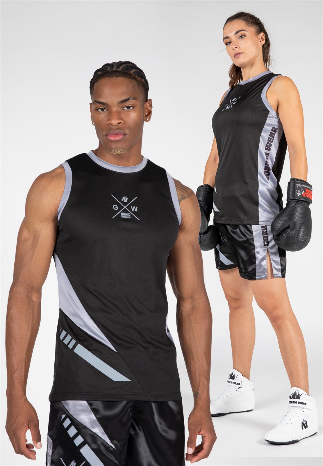 Hornell Tank Top - Black-Gray - XS