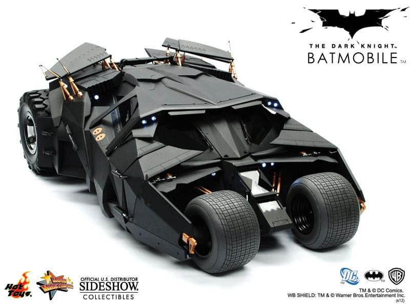 Batman Dark Knight Batmobile Tumbler 1:6 Movie Masterpiece By Hot Toys