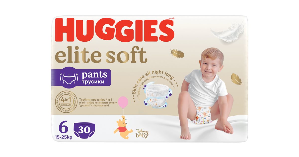 Huggies Pantaloni de îngrijire suplimentară Mărimea 6 Scutece de unică folosință 15-25 Kg 30 buc