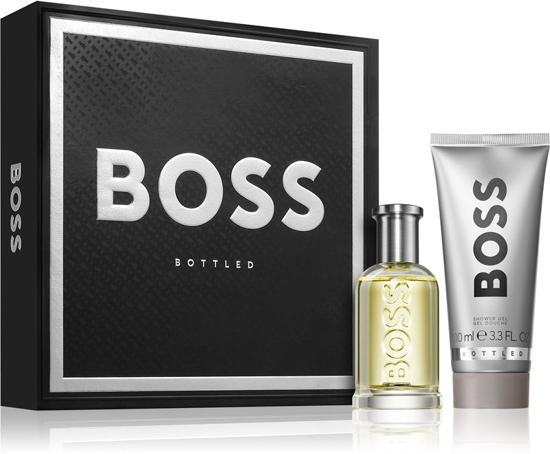 Hugo Boss BOSS flaskegavesett for menn Eau de Toilette 50 ml + parfymert dusjgelé 100 ml