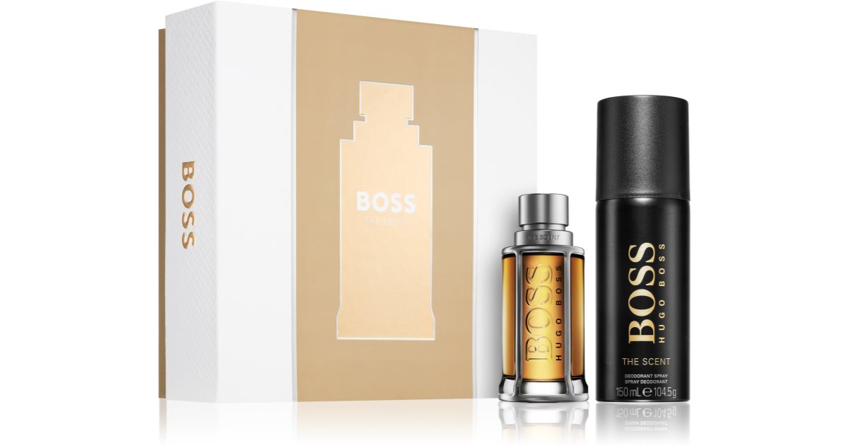 Hugo Boss BOSS The Scent gavesett for menn Eau de Toilette 50 ml + deodorantspray 150 ml