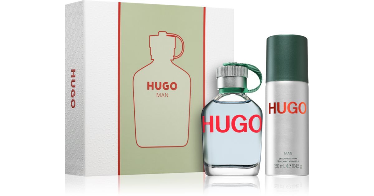 Hugo Boss HUGO gavepakke for menn Eau de Toilette 75 ml + deodorantspray 150 ml
