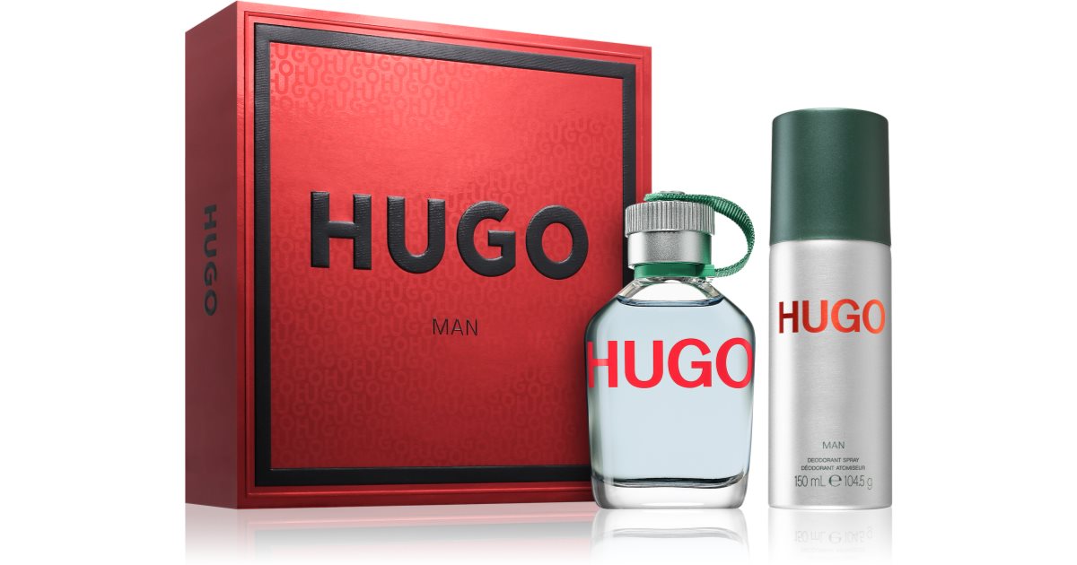 Pachet barbati Hugo edt 75 ml + spray deodorant 150 ml