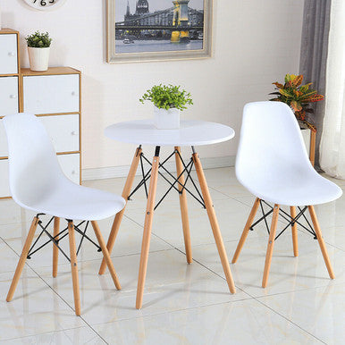 Goplus Mid Century Modern Dining Chairs (2-Pack)