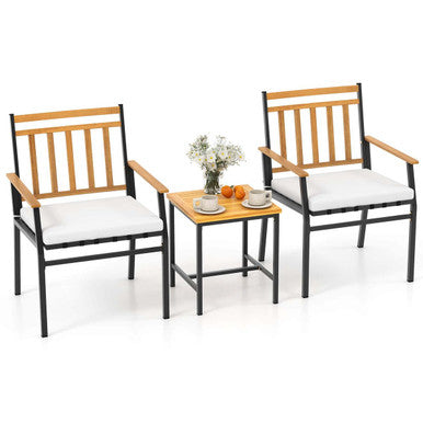 3-Piece Outdoor Furniture Set with Coffee Table