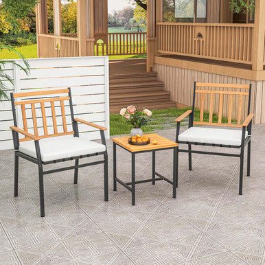 3-Piece Outdoor Furniture Set with Coffee Table